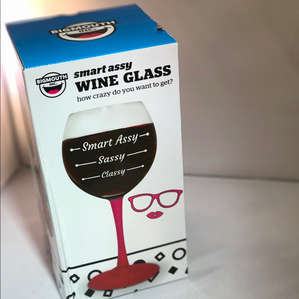 Smart A** Wine Glass